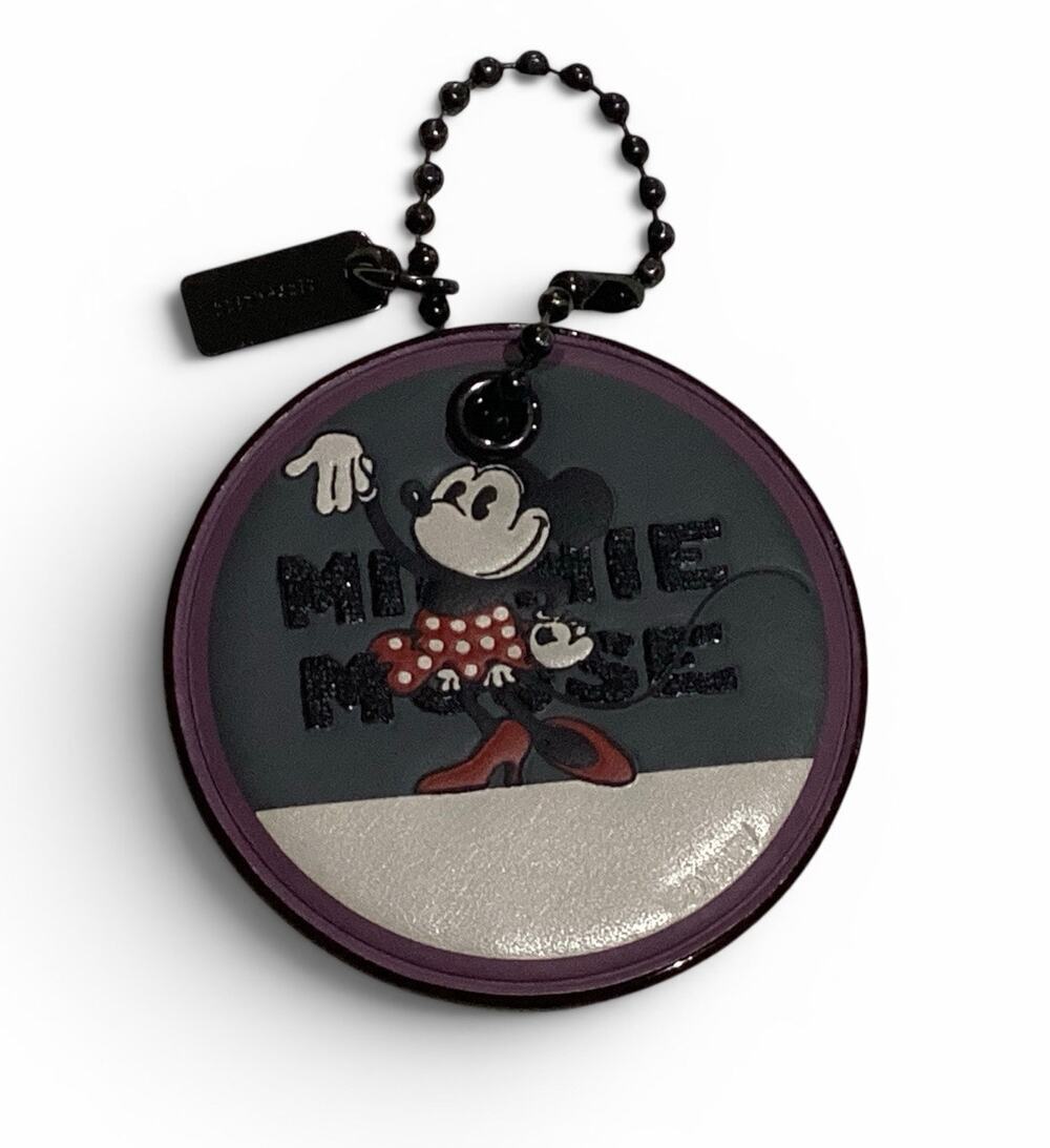 Coach x Disney Limited Edition "Miss Minnie Mouse"
Leather Bag Charm Hangtag